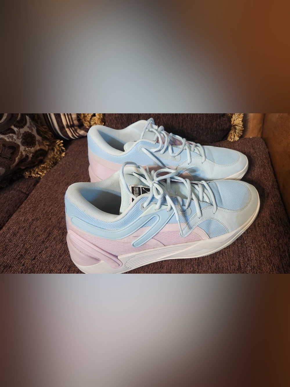 Puma TRC Blaze Court Cool Blue winsome Sneakers for  Men.